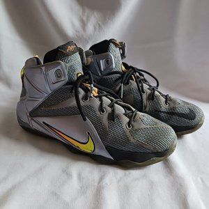 Nike Lebron XII 12 Flight Pack Youth Shoes Wolf‎ Grey 685181-080 Size 7Y